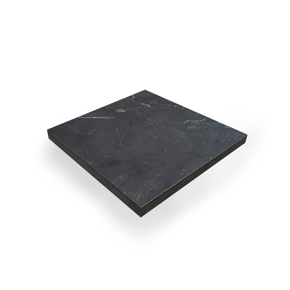 Kompaktlaminat Bordplade Sort Marble Sort Kerne 12 Mm Nr 433 På Mål