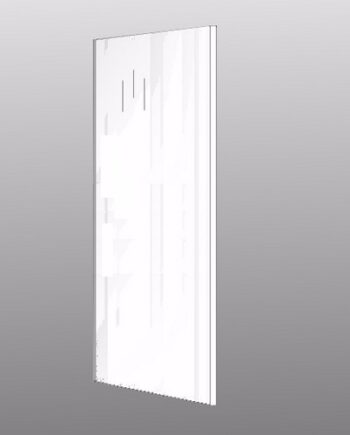 Multi-living Hvid Eg Melamin Integrerbar Skabsgavl 195 2x58cm