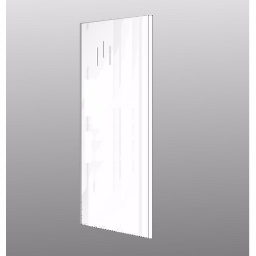 Multi-living Hvid Eg Melamin Integrerbar Skabsgavl 195 2x58cm