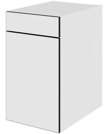 Multi-living Køkken Hyldeskab   White Black Line  : 70   Cm  : 60   Cm   Låge   Skuffe Fuldudtræk Softluk Bredde: 40 Cm