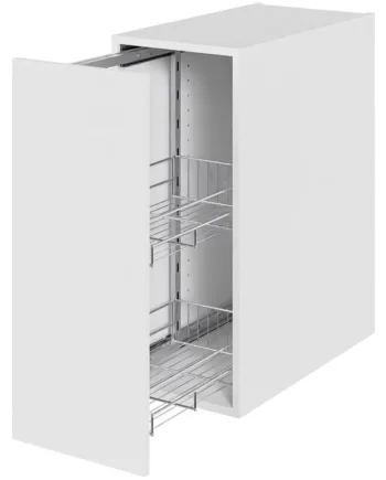 Multi-living Køkken Opbevaringsskab   Malet Hvid Front  : 70   Cm  : 60   Cm Inkluderet   Trådkurve Bredde: 30 Cm