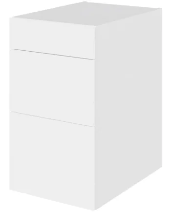 Multi-living Køkken Skuffeskab   Cibo Bianco  : 70   Cm  : 60   Cm   Skuffer Deludtræk Softluk Bredde: 40 Cm