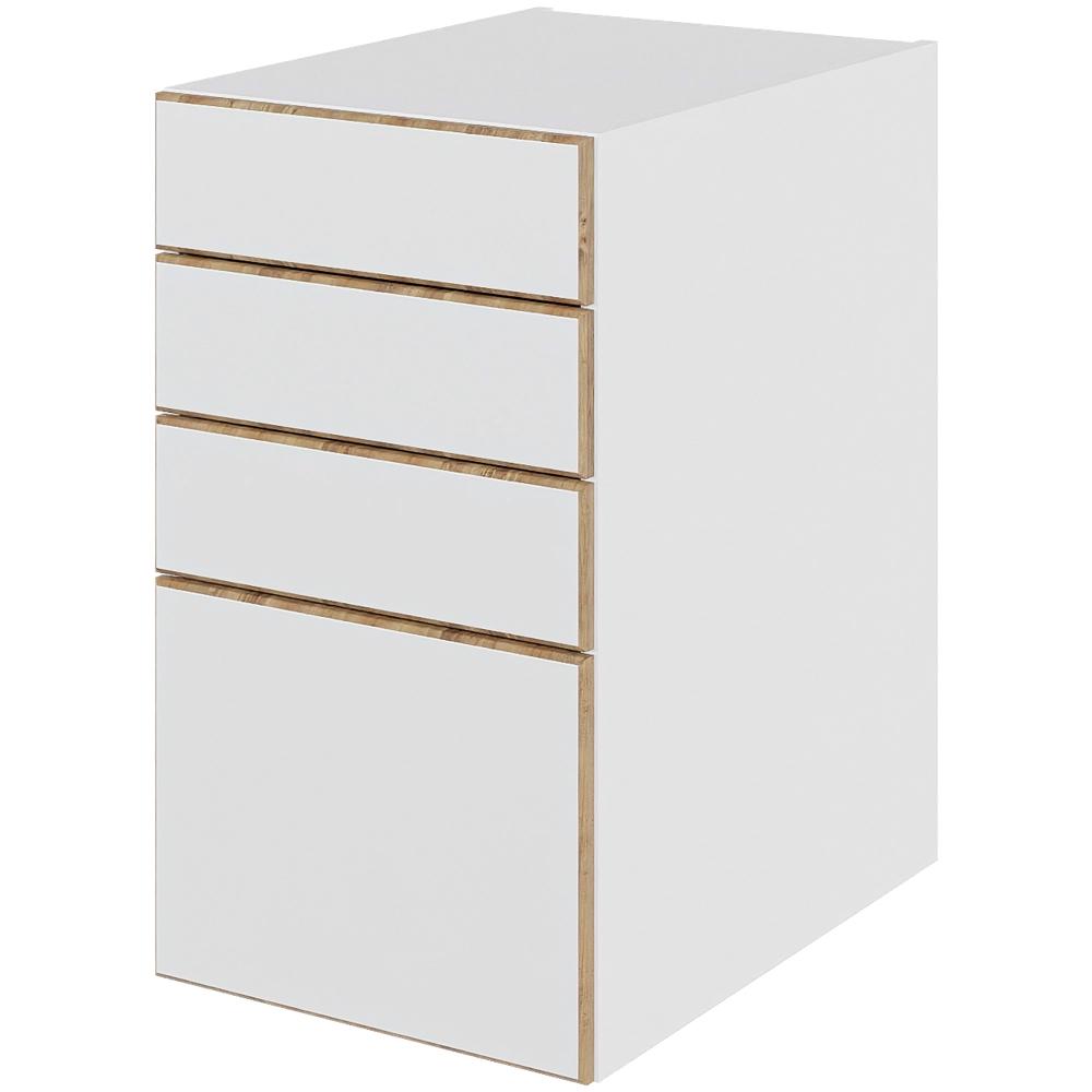 Multi-living Køkken Skuffeskab London : 70 Cm : 60 Cm Skuffer Deludtræk Softluk Bredde: 40 Cm