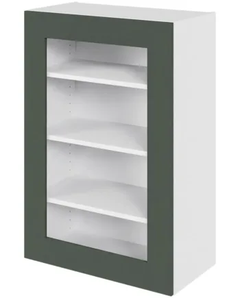 Multi-living Køkken Vitrineskab   Cibo Verde Overskab  : 89   Cm  : 34   Cm Låge Med Klart Glas Inklusiv   Hylder Bredde: 60 Cm