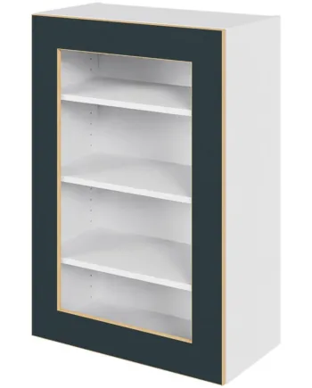 Multi-living Køkken Vitrineskab   Køln Overskab  : 89   Cm  : 34   Cm Låge Med Klart Glas Inklusiv   Hylder Bredde: 60 Cm