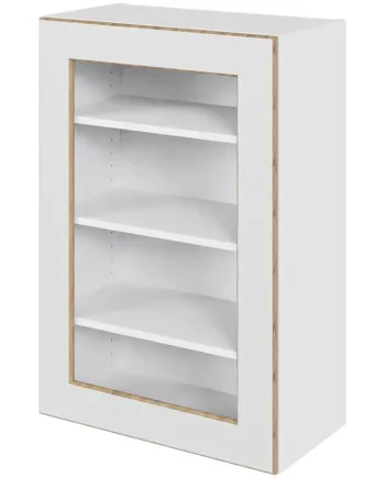 Multi-living Køkken Vitrineskab   London Overskab  : 89   Cm  : 34   Cm Låge Med Klart Glas Inklusiv   Hylder Bredde: 60 Cm