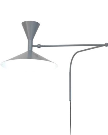 Nemo Lampe De Marseille Væglampe Mat Grå
