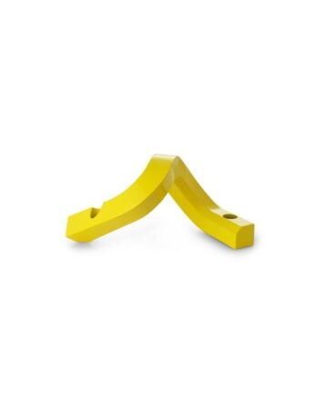 Normann Copenhagen Crooked Two Lysestage Gul