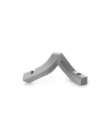 Normann Copenhagen Crooked Two Lysestage Varm Grå