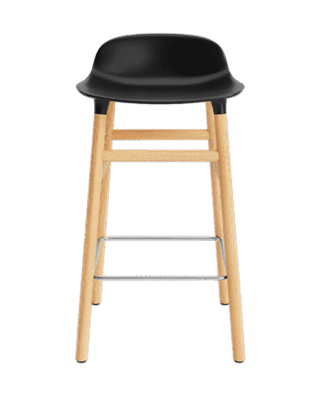 Normann Copenhagen Form Barstol H65 Cm Sort Egetræ