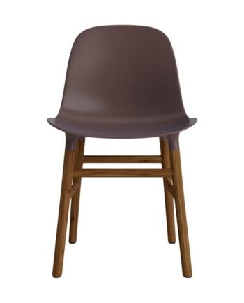 Normann Copenhagen Form Spisebordsstol Brun Valnød
