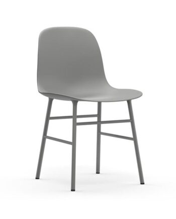 Normann Copenhagen Form Spisebordsstol Grå Grå Stål