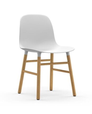 Normann Copenhagen Form Spisebordsstol Hvid Egetræ