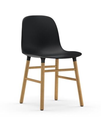 Normann Copenhagen Form Spisebordsstol Sort Egetræ