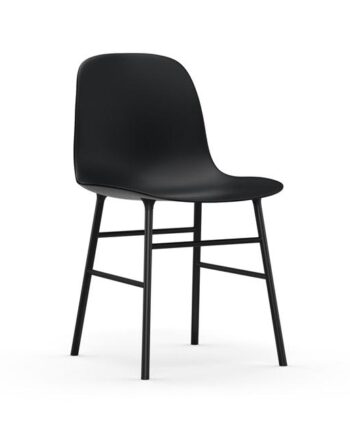 Normann Copenhagen Form Spisebordsstol Sort Sort Stål