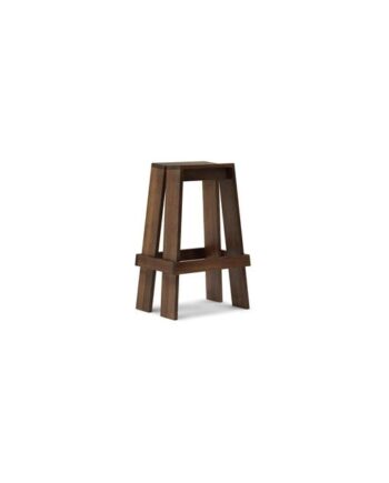 Normann Copenhagen Let Barstol H75 Brunlakeret Ask
