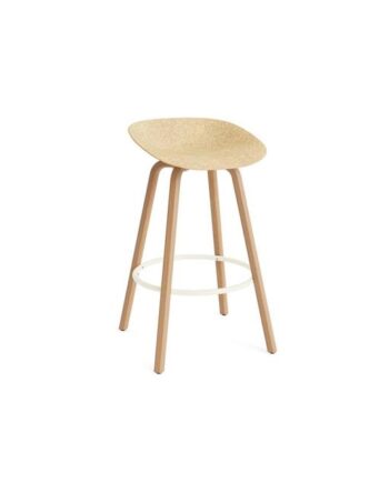 Normann Copenhagen Mat Barstol 75 Cm Bøg Creme Hemp
