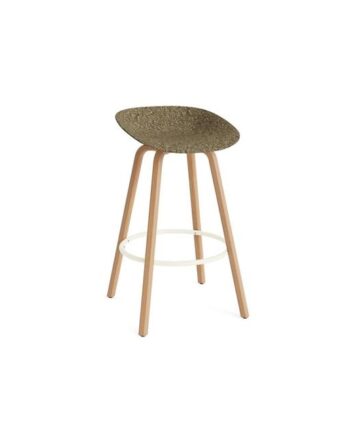Normann Copenhagen Mat Barstol 75 Cm Bøg Creme Seaweed