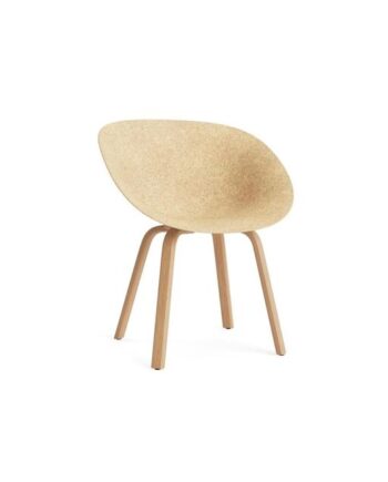 Normann Copenhagen Mat Spisebordsstol Med Armlæn Hemp