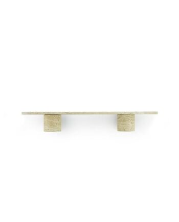 Normann Copenhagen Sten Hylde 80 Cm Travertin