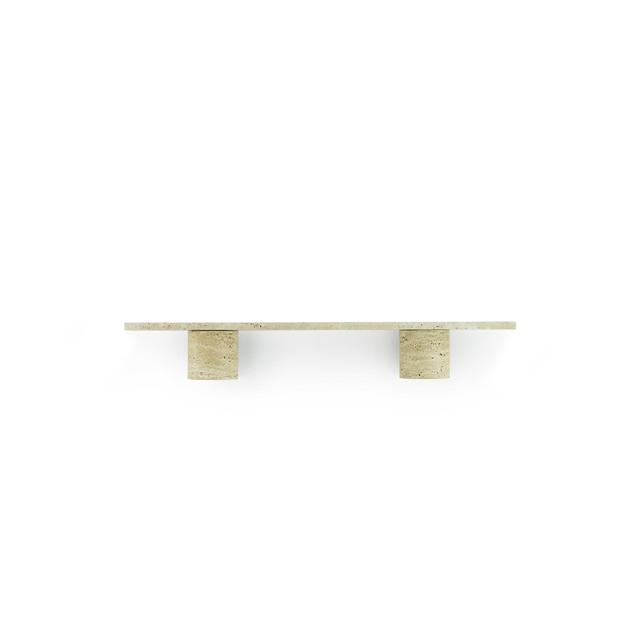 Normann Copenhagen Sten Hylde 80 Cm Travertin