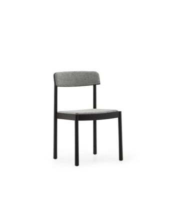 Normann Copenhagen Timb Spisebordsstol Polstret Sort Hallingdal 166