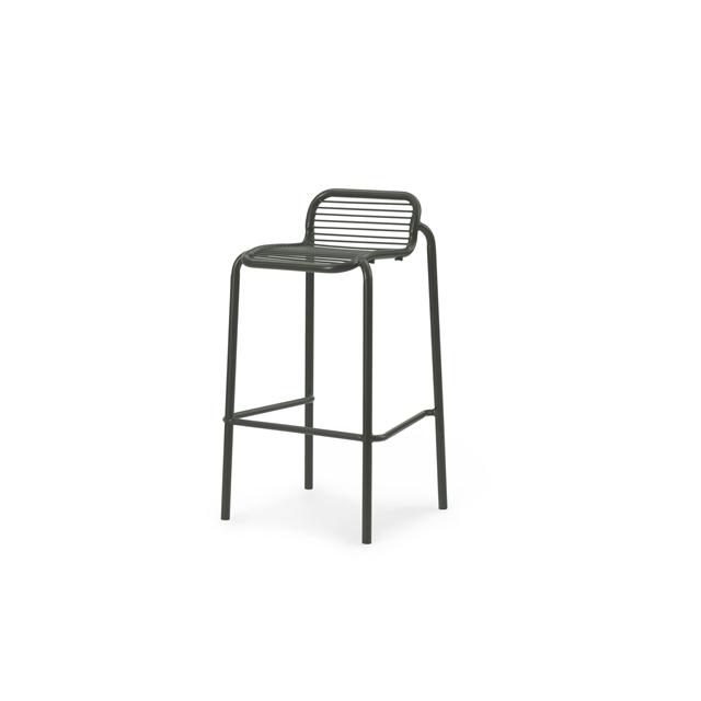 Normann Copenhagen Vig Barstol H75 Cm Mørk Grøn