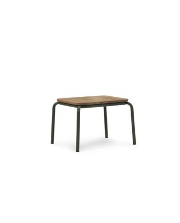 Normann Copenhagen Vig Sidebord 55   45 Cm Mørk Grøn Robinia