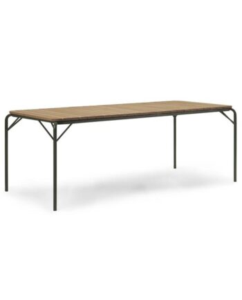 Normann Copenhagen Vig Spisebord 90   200 Cm Mørk Grøn Robinia