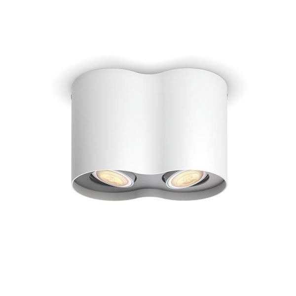 Philips Hue Pillar Dobbelt Spot Hvid