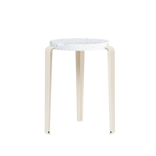 Tiptoe Lou Skammel Genanvendt Plastik Hvid Cream White