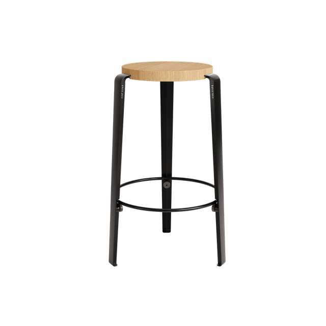 Tiptoe Mi Lou Skammel Egetræ Graphite Black