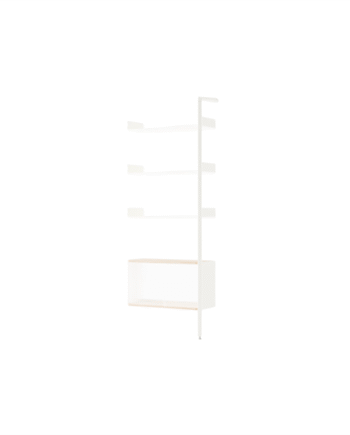 Tradition Rombe Bay If6 Cabinet Ekstra Hylde Lakeret Eg Alabaster