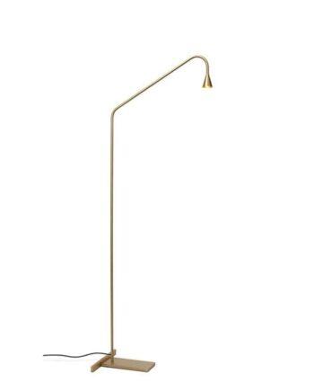 Trizo 21 Austere Gulvlampe Messing