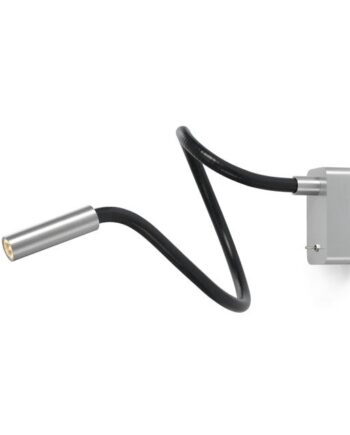 Trizo 21 Scar-led 1fds Væglampe Aluminum   Sort Med 25 Graders Lysspredelse