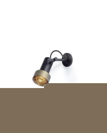 Trizo 21 2thirty-w1 Honeycomb Væglampe Sort Bronze Ring