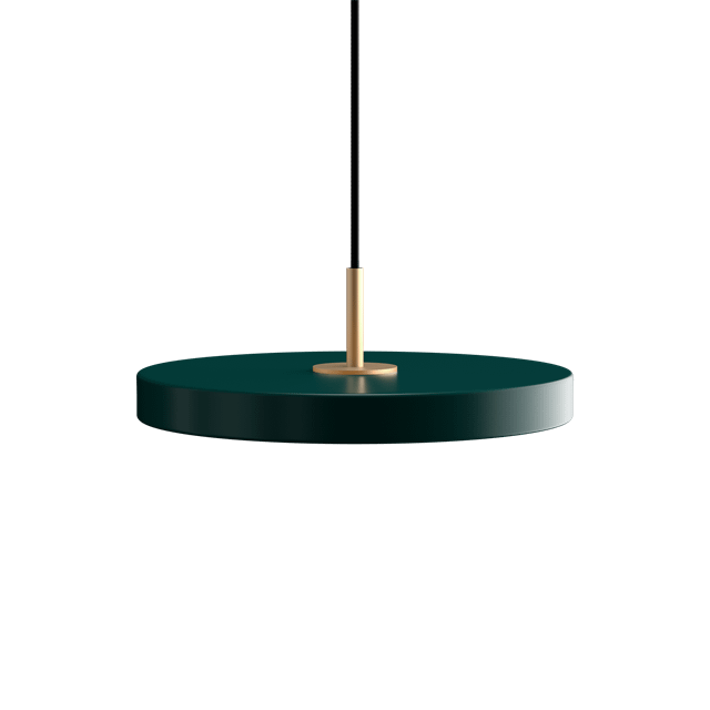 Umage Asteria Mini Pendel Grøn Med Messing Top