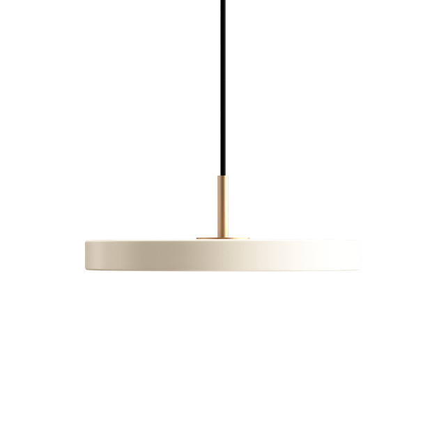 Umage Asteria Mini Pendel Perle Hvid Med Messing Top