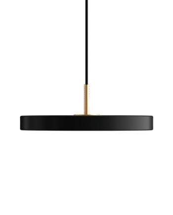 Umage Asteria Mini Pendel Sort Med Messing Top