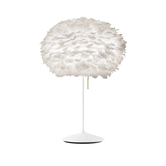 Umage Eos Bordlampe Mellem Hvid Med Base Hvid Med Usb