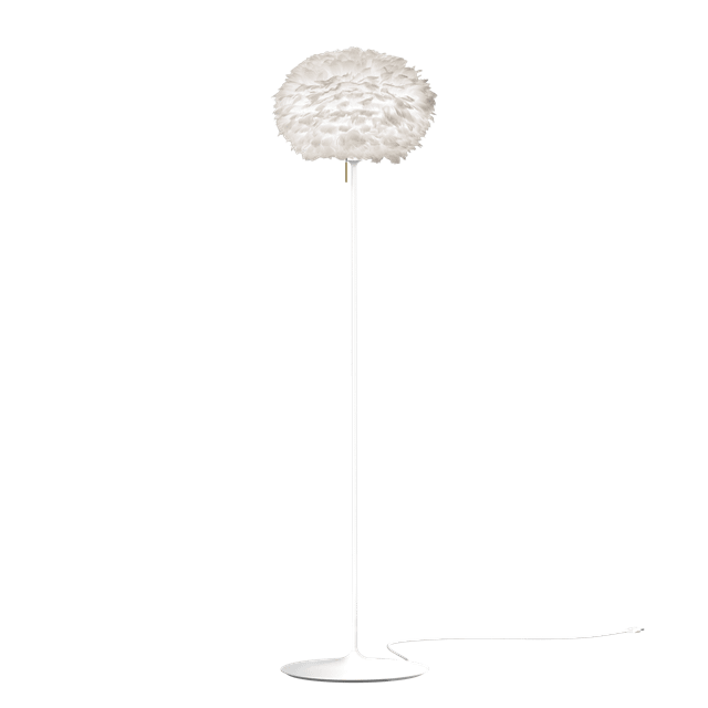 Umage Eos Gulvlampe Mellem Hvid Med Base Hvid