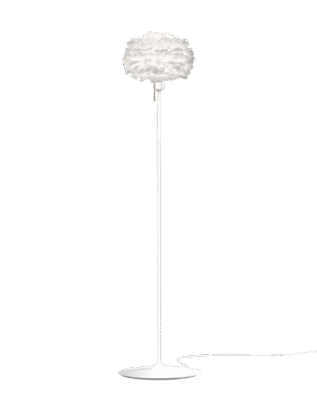 Umage Eos Gulvlampe Mini Hvid Med Ben   Hvid