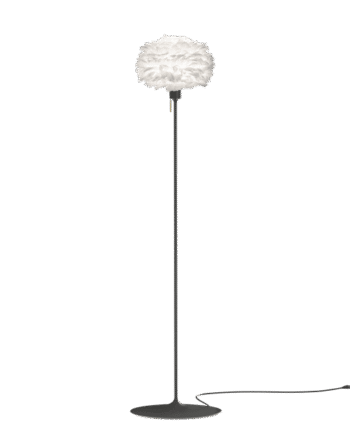 Umage Eos Gulvlampe Mini Hvid Med Ben   Sort