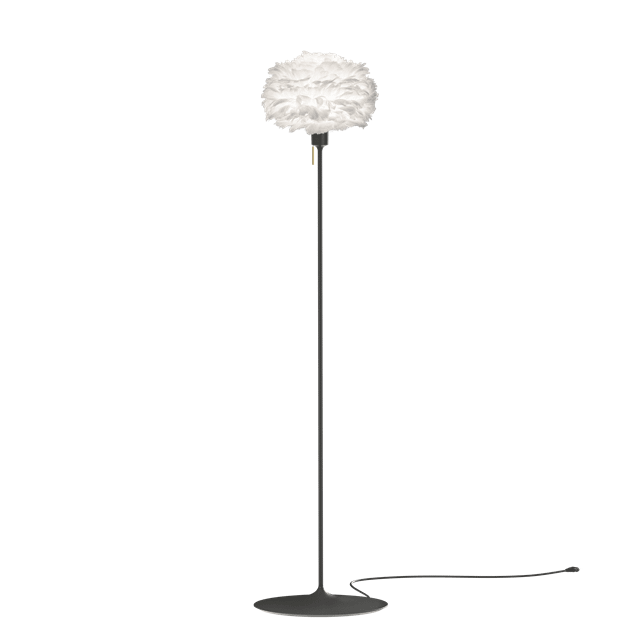 Umage Eos Gulvlampe Mini Hvid Med Ben Sort