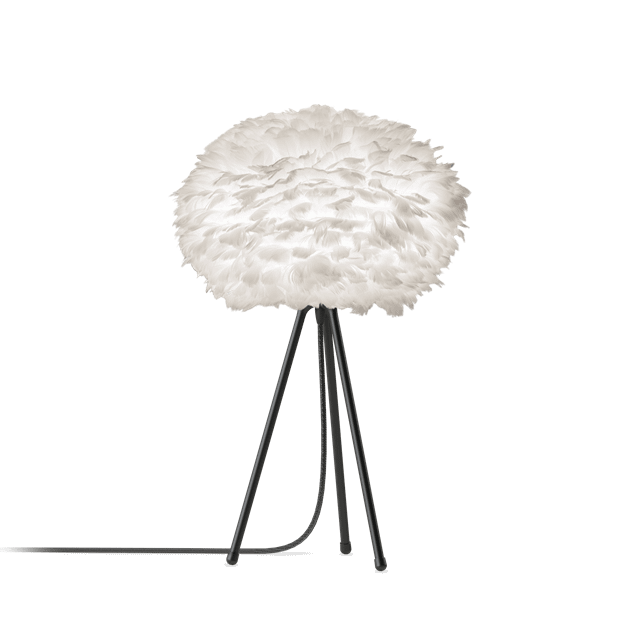 Umage Eos Tripod Bordlampe Mellem Hvid Med Ben Mat Sort