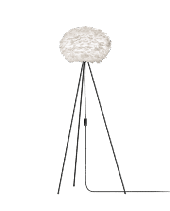 Umage Eos Tripod Gulvlampe Mellem Hvid Med Ben   Sort
