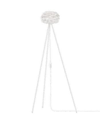 Umage Eos Tripod Gulvlampe Mikro Hvid Med Ben   Hvid