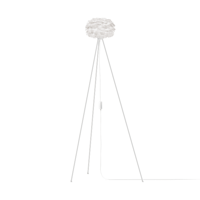 Umage Eos Tripod Gulvlampe Mikro Hvid Med Ben Hvid