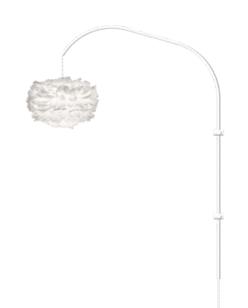 Umage Eos Willow Single Væglampe Mini Hvid Med Ophæng   Hvid