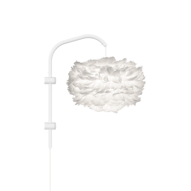 Umage Eos Willow Væglampe Mini Hvid Med Ophæng Hvid